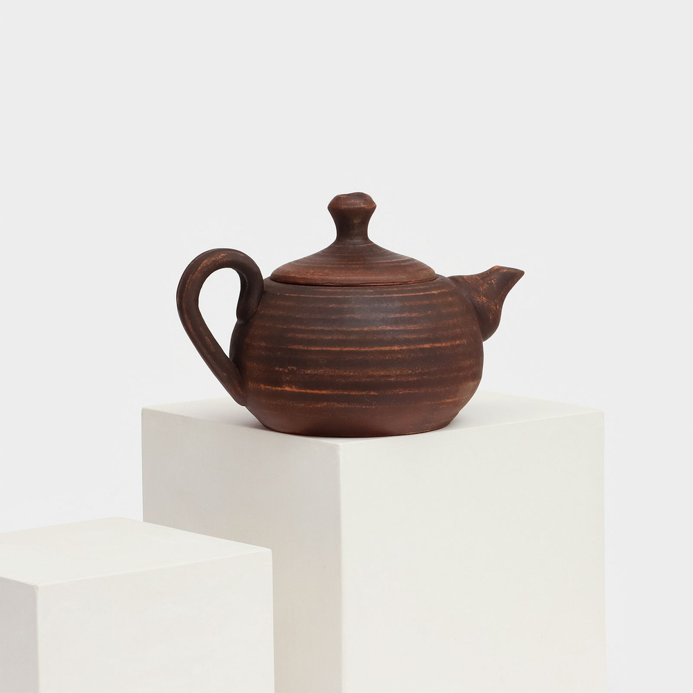 Чайник заварочный "Алтайский", красная глина, 800 мл, ручная работа  #1