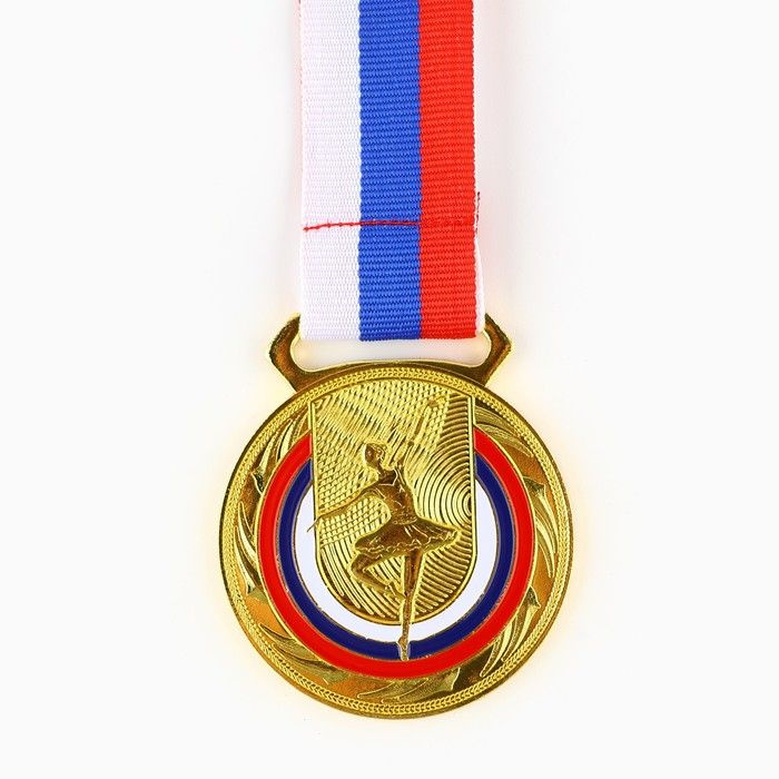 Медаль тематическая 198 Балет, золото, d 5 см #1