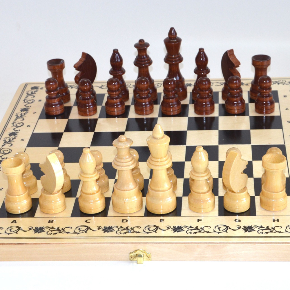 Шахматы, шашки, нарды светлые "Аристократ" #1