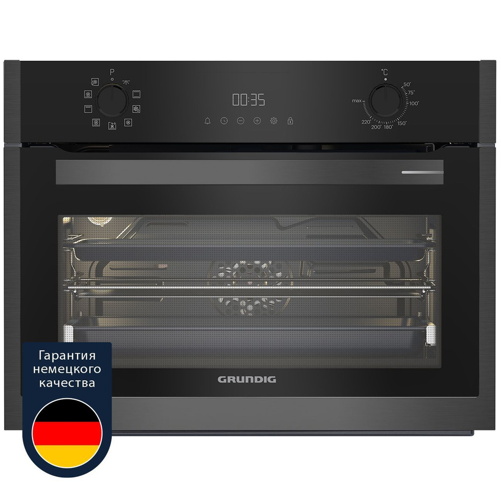 Grundig  духовой шкаф GEKM19300DX, 56 см #1