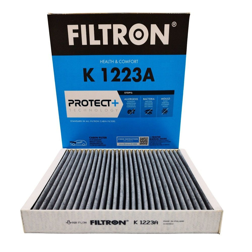 Фильтр салонный угольный FILTRON K1223A #1