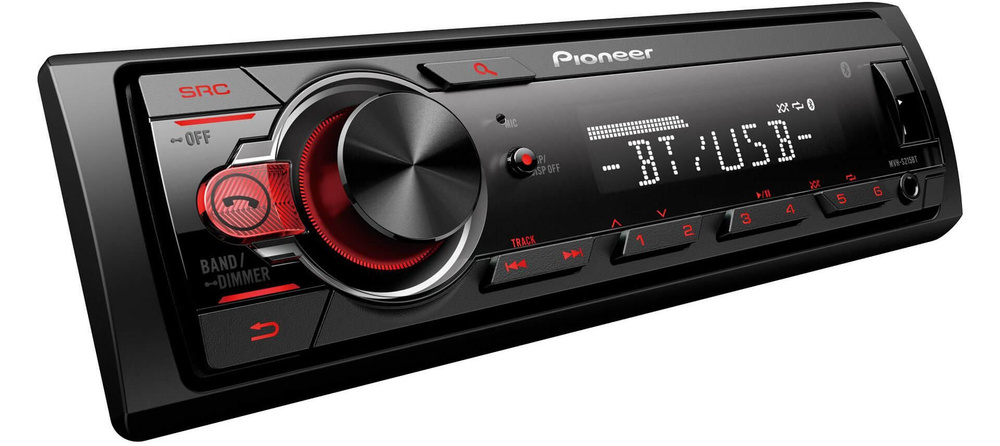 Лучшие магнитолы с блютуз. Pioneer MVH-s120ui. Pioneer 215. Магнитола Pioneer 1 din. MVH-s325bt.