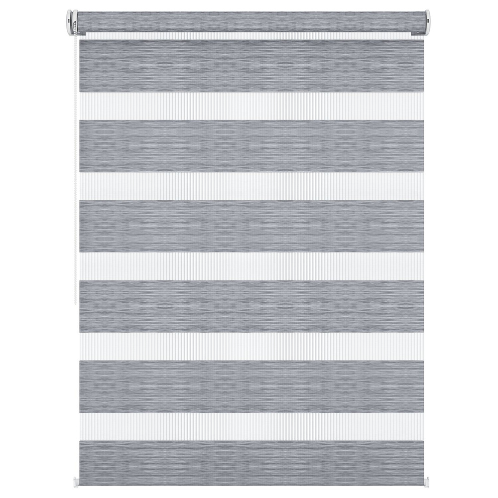 Рулонная штора Helen Decor День-Ночь 12350-3 62х160 см, серый #1