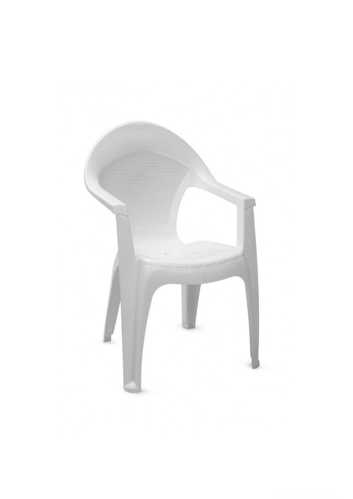 Пластиковое кресло "PL Барселона" Белое #1