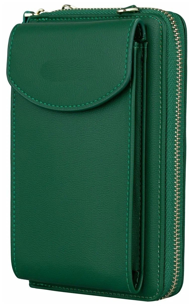 Миниатюрная женская сумочка-клатч. зеленая #1
