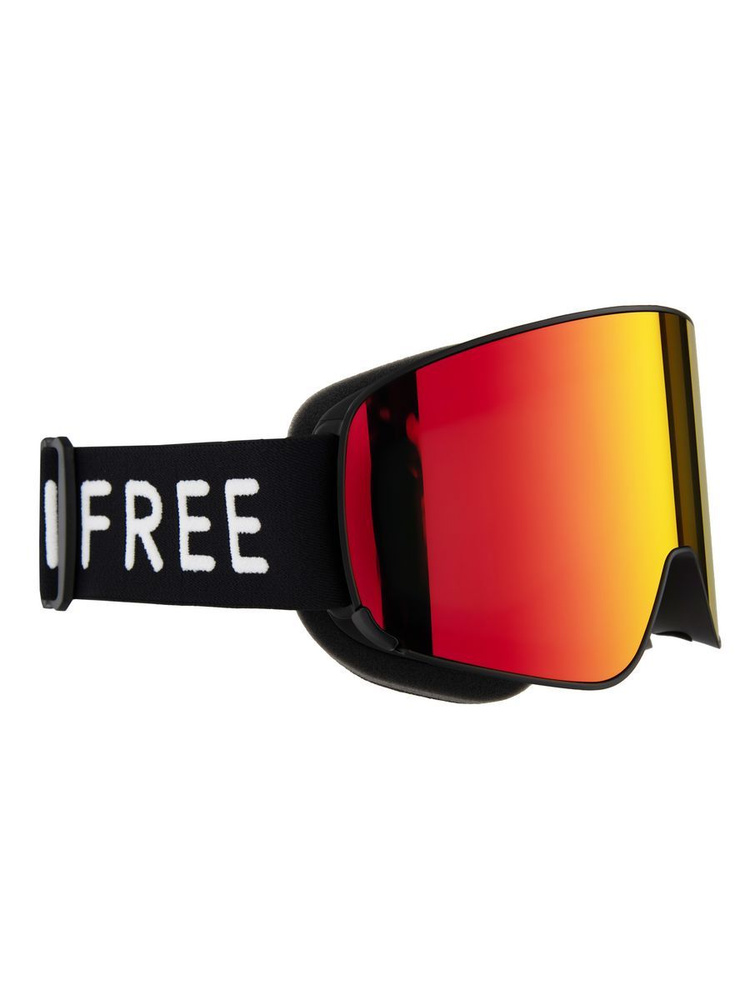 Маска горнолыжная SKIFREE S2 Black-gold #1