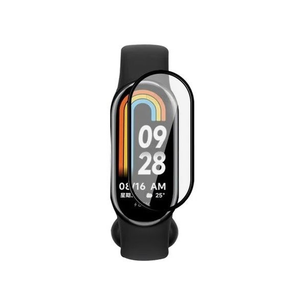 Пленка защитная Ceramic на экран смарт-часов Xiaomi Smart Band 8 NFC / Банд 8 Sellerweb - 3 штуки  #1