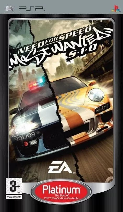 Игра Need For Speed Most Wanted 5-1-0 (PlayStation Portable (PSP), Английская версия)  #1
