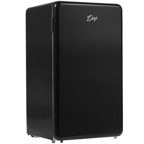 Холодильник компактный DEXP RF-SD090RMA/B черный 93 л, внешнее покрытие-металл, размораживание - ручное, #1