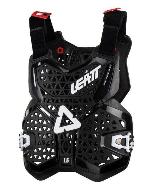 Мотозащита Черепаха LEATT Chest Protector 1.5, Black 2024 (рост 160-184 см), универсальный размер  #1