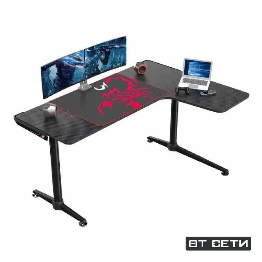 Eureka Компьютерный стол, 155х61.3х76.5 см #1