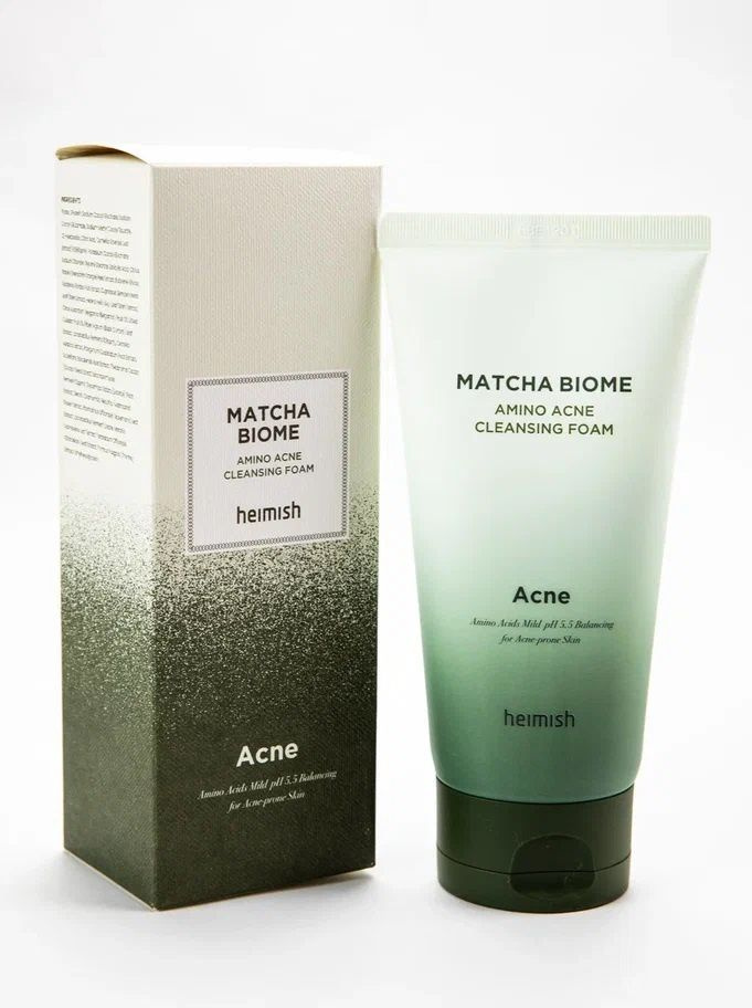 Heimish Противовоспалительная пенка с матчей и пробиотиками Matcha Biome Amino Acne Cleansing Foam  #1