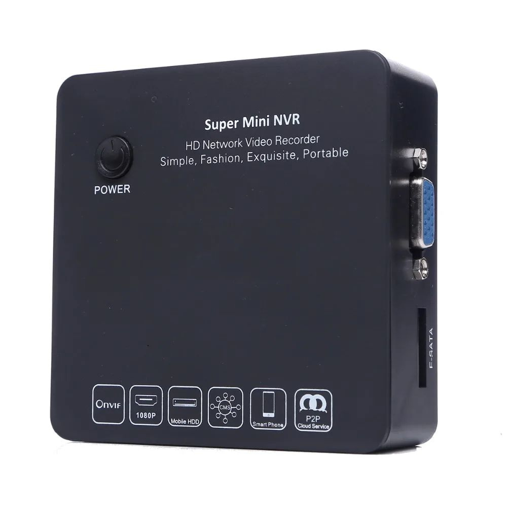 HTV-IP-M08 - 8 канальный мини NVR IP видеорегистратор #1