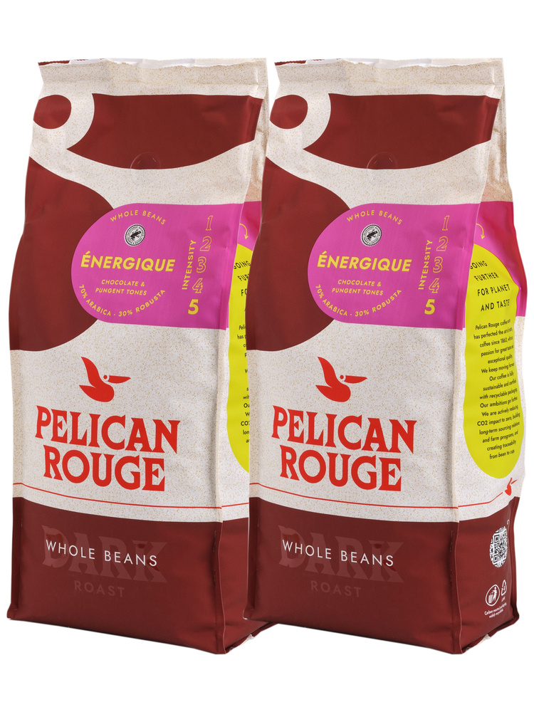 Кофе в зернах PELICAN ROUGE "ENERGIQUE", набор из 2 шт. по 1 кг #1