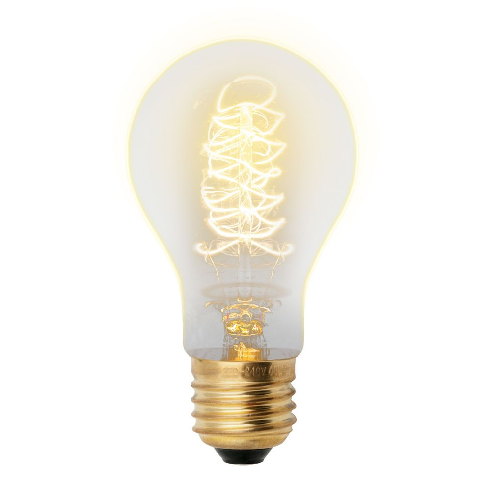 Лампа накаливания Uniel E27 230 В 40 Вт груша 250 лм теплый белый цвет света для диммера  #1
