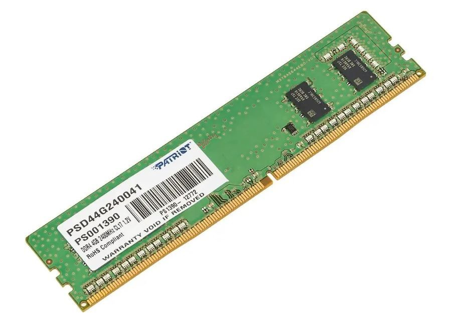 Patriot Memory Оперативная память DDR4 4 GB 2400 1x4 ГБ (PSD44G240041) #1