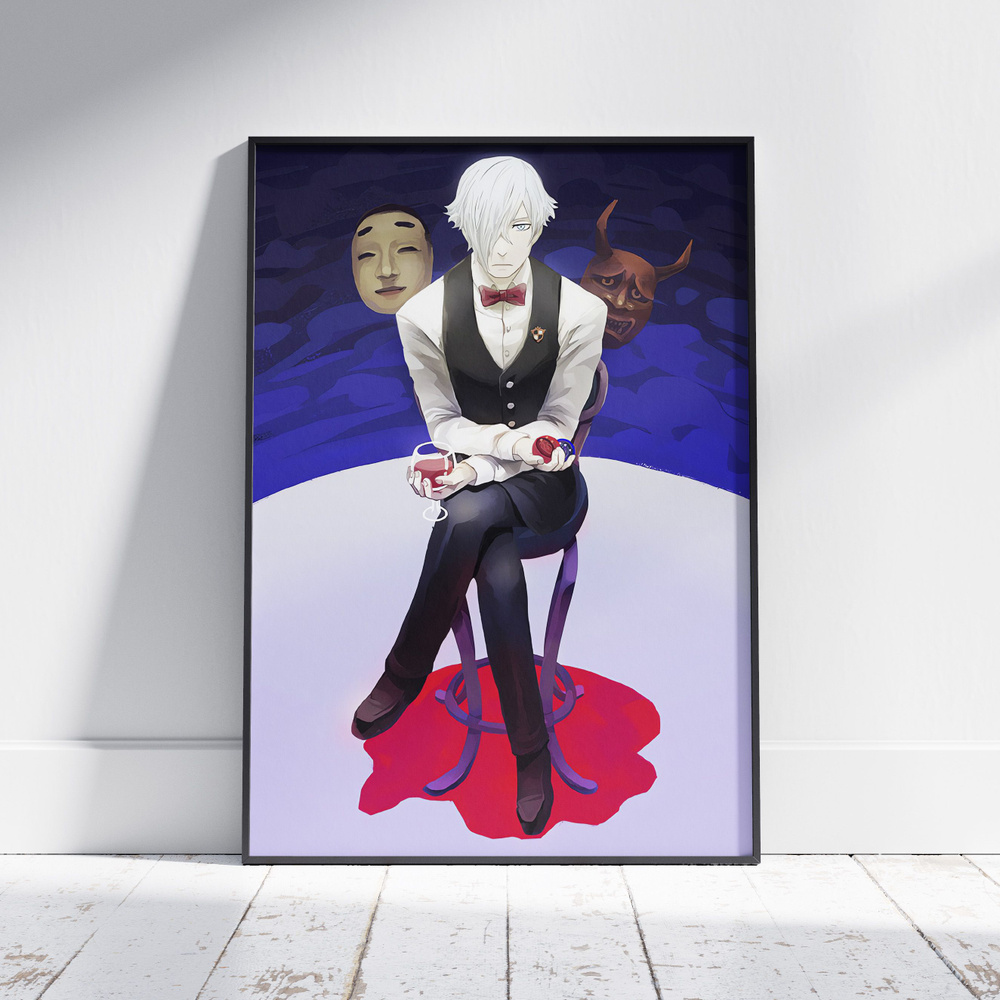 Плакат на стену для интерьера Парад смерти (Death Parade - Децим 8) - Постер по аниме формата А4 (21x30 #1