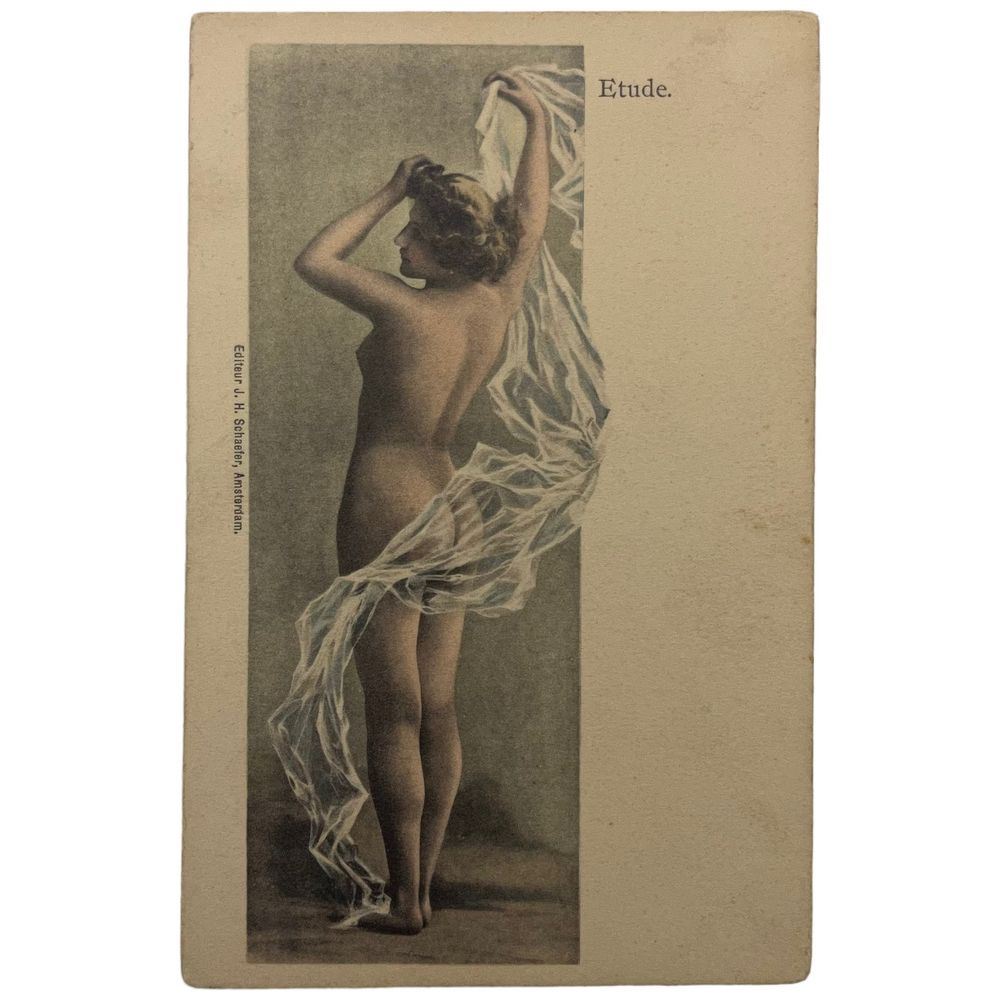 Почтовая открытка "Этюд" 1900-1917 гг. Германская Империя #1