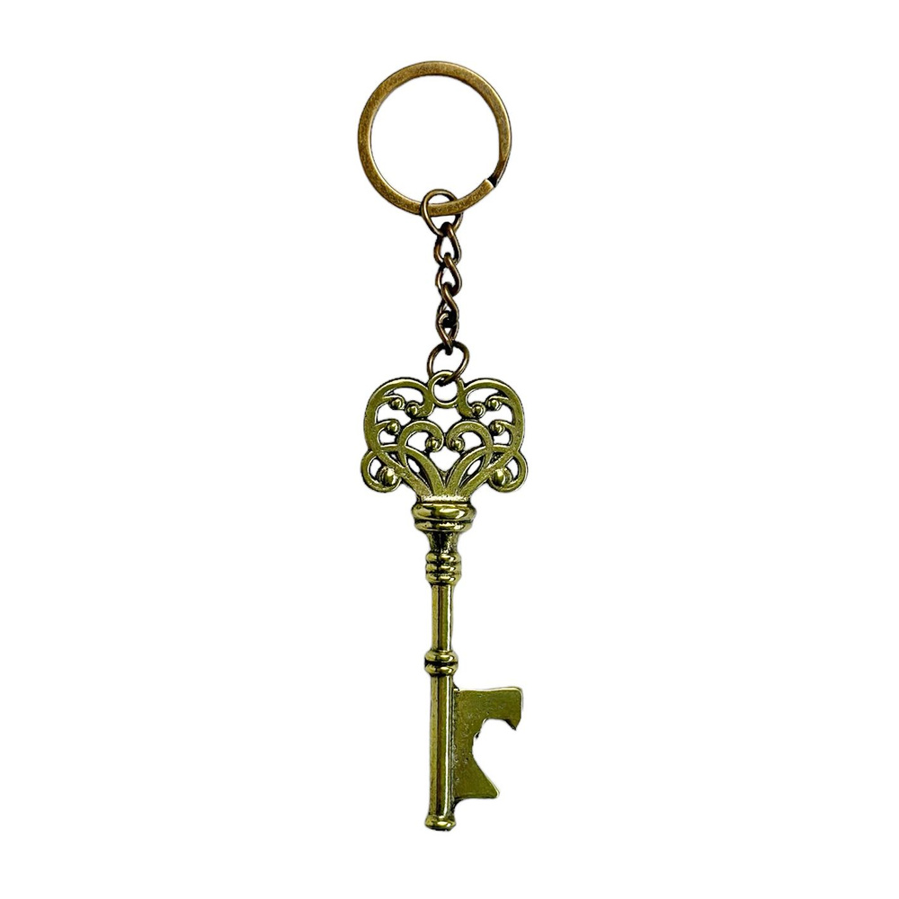 Брелок-открывашка для ключей металлический "Ключ", 12 см #1