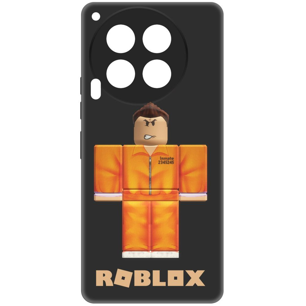 Чехол-накладка Krutoff Soft Case Roblox-Заключенный для TECNO Camon 30 5G черный  #1