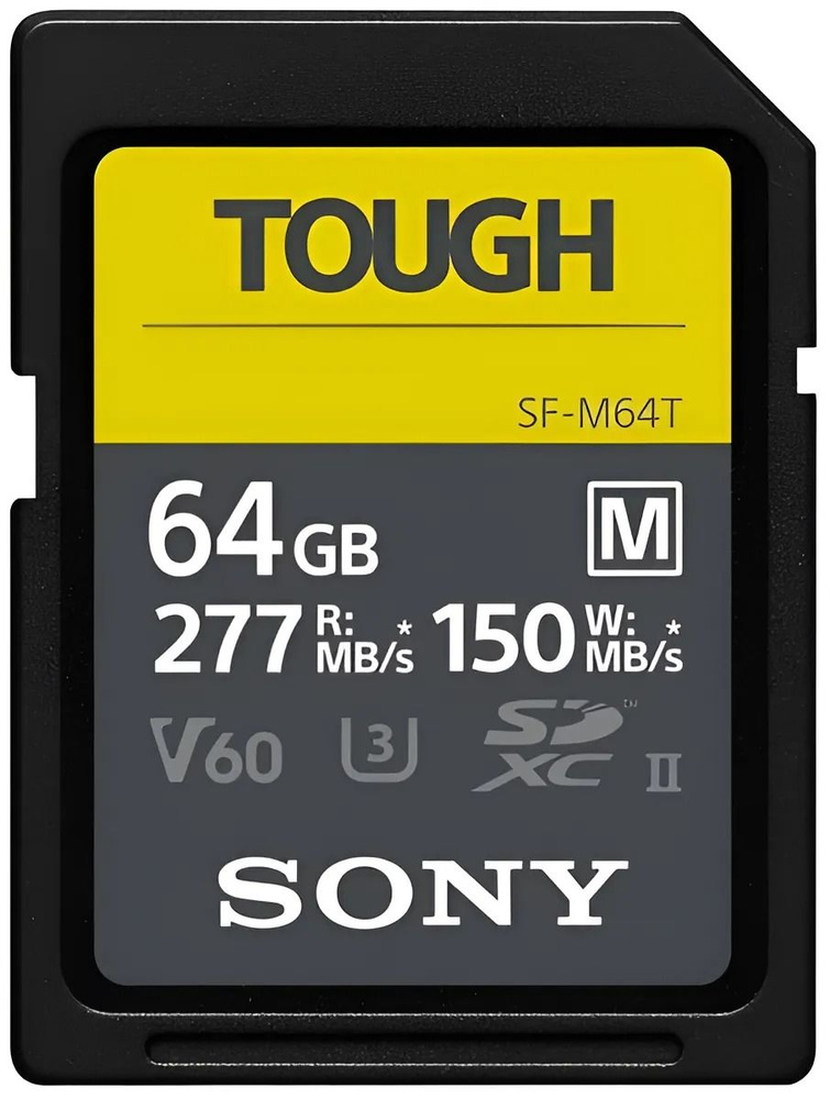 Sony Карта памяти Tough 64 ГБ  (SF-M64T) #1
