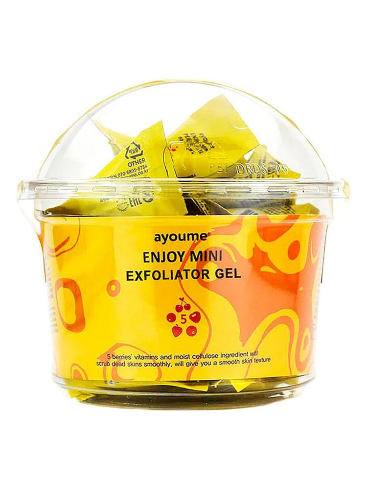 Пилинг-гель для лица с фруктовыми кислотами Enjoy Mini Exfoliator Gel 30*3г  #1