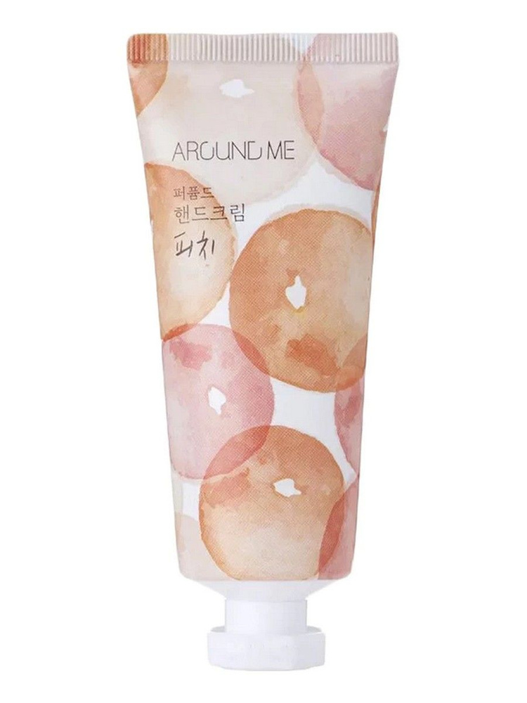 Парфюмерный крем для рук с ароматом персика Around Me Perfumed Hand Cream Peach 60г  #1