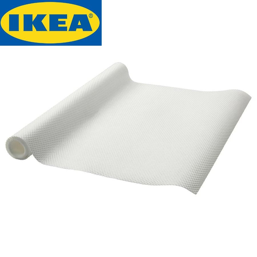 IKEA VARIERA, Коврик для кухонных ящиков, белый,150x50 см #1