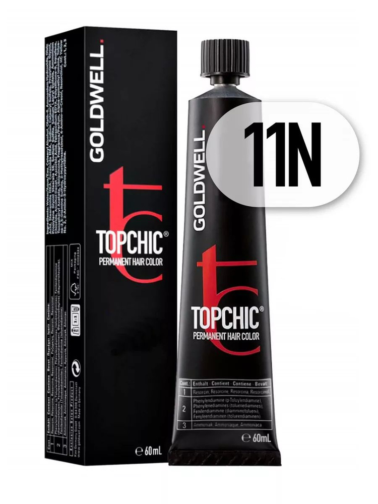 Стойкая крем-краска для волос Goldwell Topchic 11N 60 мл #1