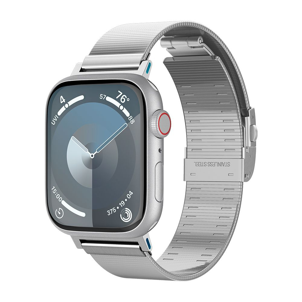 Ремешок Spigen Sleek Link для Watch 4,5,6,7,8,9,SE, ULTRA (42/44/45/49 MM) Silver #1