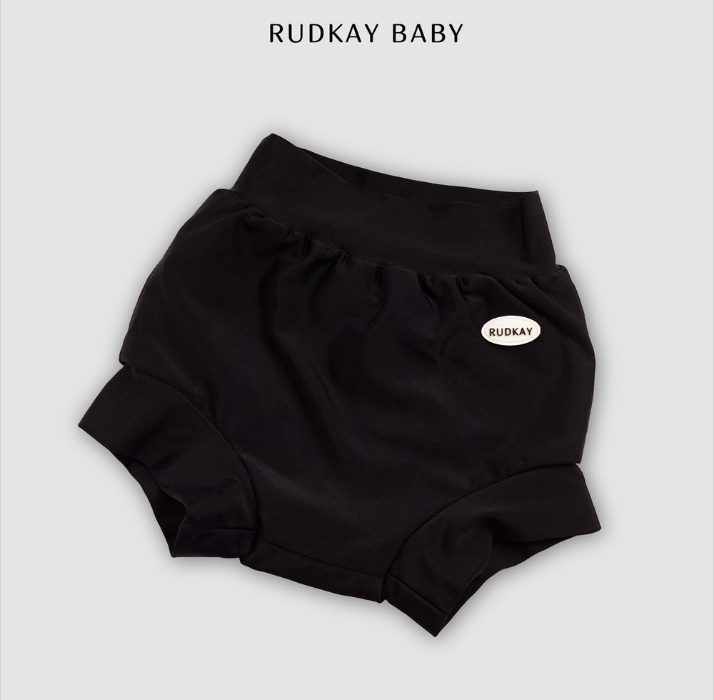 Rudkay Baby/ Плавки, подгузники трусики для плавания детские многоразовые для бассейна моря BLACK L  #1