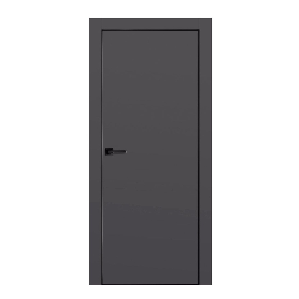 Дверь URBAN Z / EMALEX ONYX / BLACK EDGE с врезкой под петли AGB (700x2000) + коробка + 5 наличников #1