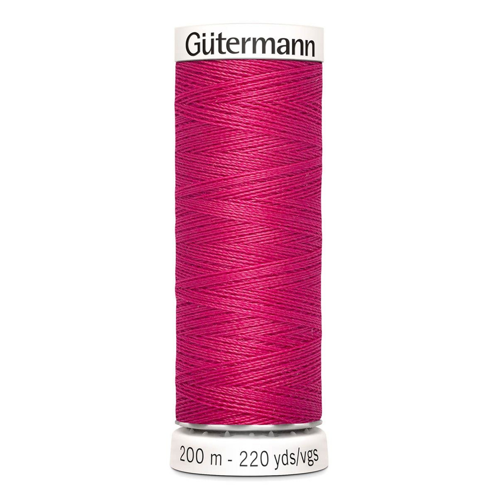 Нить Gutermann, Sew-All 100/200м для всех материалов, 100% п/э, цвет 382 розовая мальва  #1