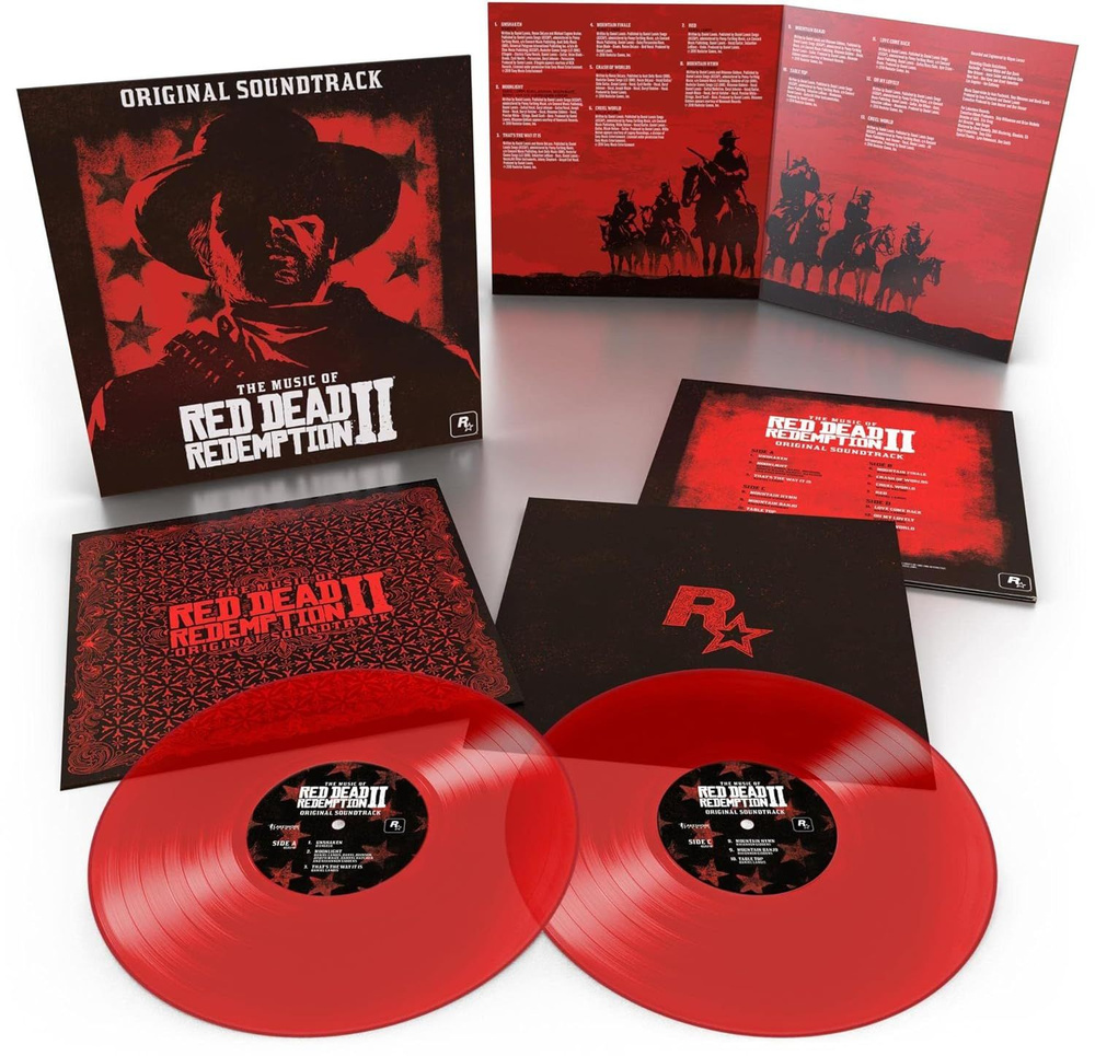 The Music Of Red Dead Redemption II (10000шт в мире Red 180gr, 45RPM USA Limited OST Soundtrack) Красная #1