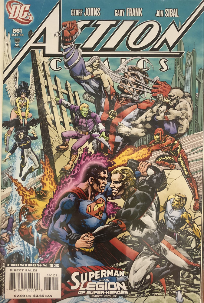 Action comics. Superman and the Legion of super-heroes. N4. Комикс на английском языке  #1