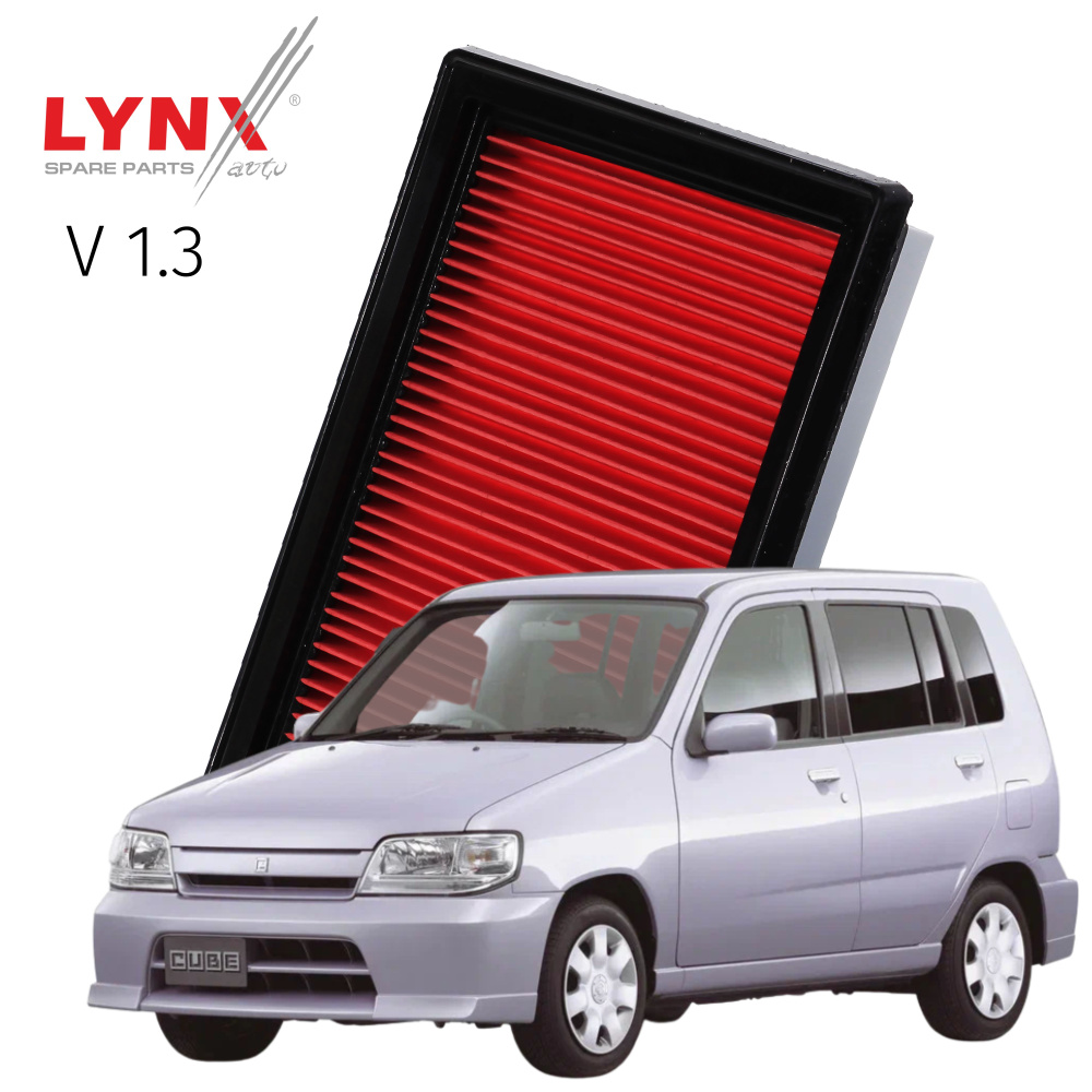 Фильтр воздушный Nissan Cube (1) / Ниссан Куб 1998 1999 2000 2001 2002 V1.3 CG13DE / 1шт LYNXauto  #1