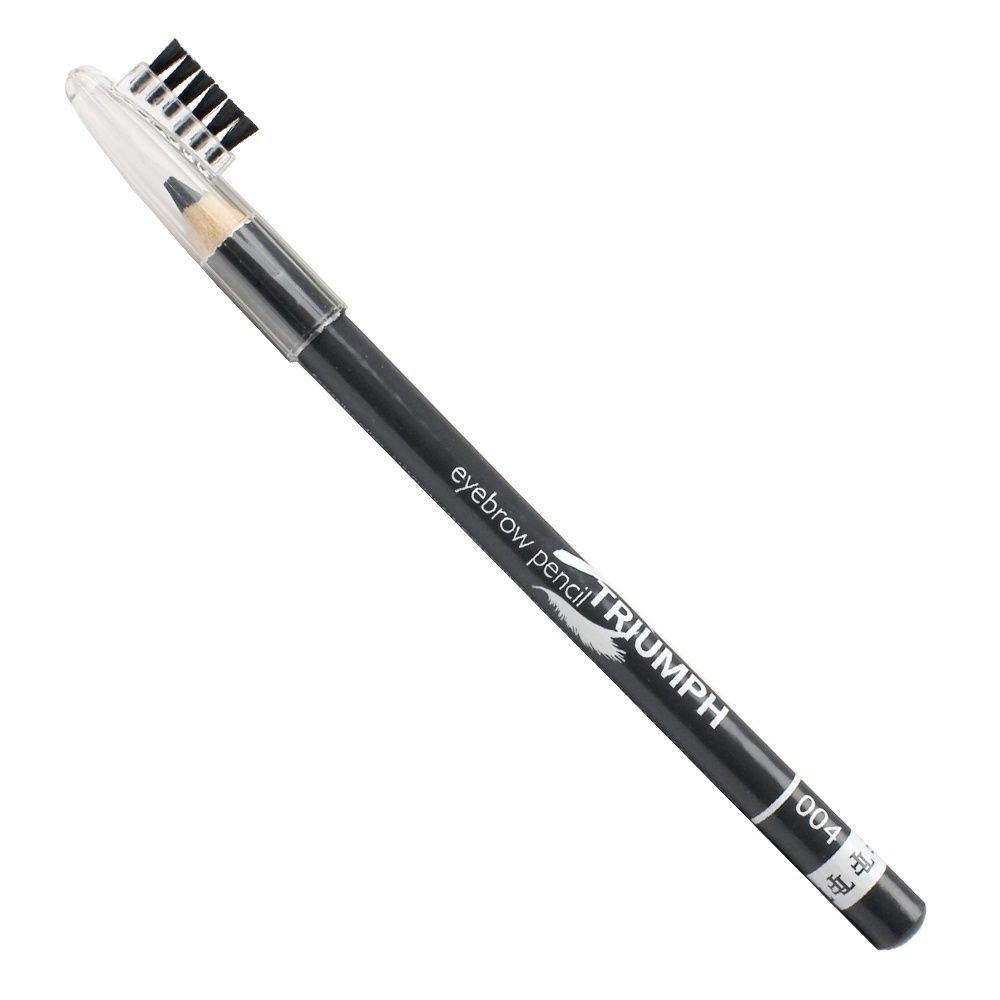 Карандаш для бровей TF Cosmetics "Eyebrow Pencil", тон 004, серый, со щеточкой (W-219-004C)  #1