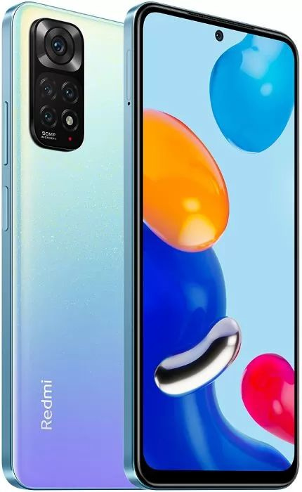 Redmi Смартфон Note 11 Ростест (EAC) 4/128 ГБ, голубой #1