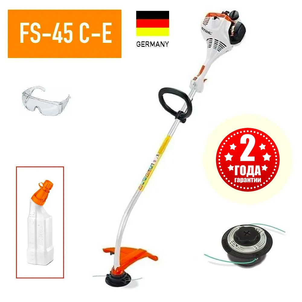 Триммер STIHL FS 45 С-Е (косильная головка Autocut 5-2 41400112360) канистра комплект  #1