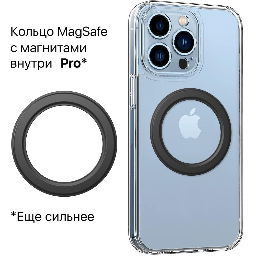 Магнитное кольцо MagSafe для телефона, для беспроводной зарядки, для кошелька картхолдера  #1