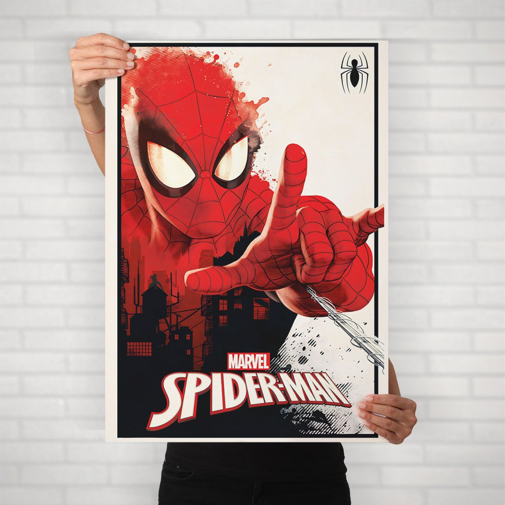 Плакат на стену для интерьера MARVEL и DC (Человек Паук 11) - Постер по супергеройскому фильму формата #1