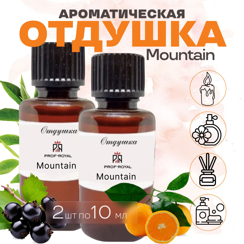 Prof-Royal отдушка парфюмерная Mountain для духов, свечей, мыла и диффузоров, 2 шт по 10 мл  #1