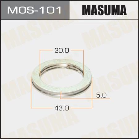 Кольцо уплотнительное глушителя Masuma 30х43 уп. 20шт #1