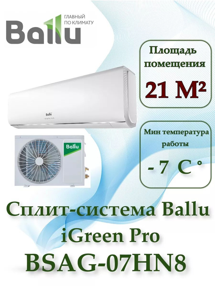 Сплит-система Ballu BSAG-07HN8 комплект #1