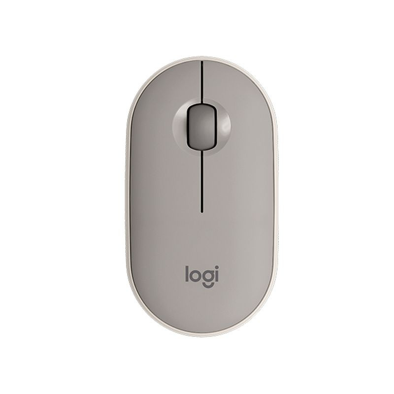 Logitech Мышь беспроводная M350, светло-серый #1