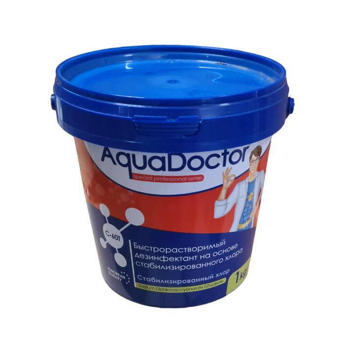 AquaDoctor C-60T 1 кг (ударный хлор в таблетках по 20гр) #1