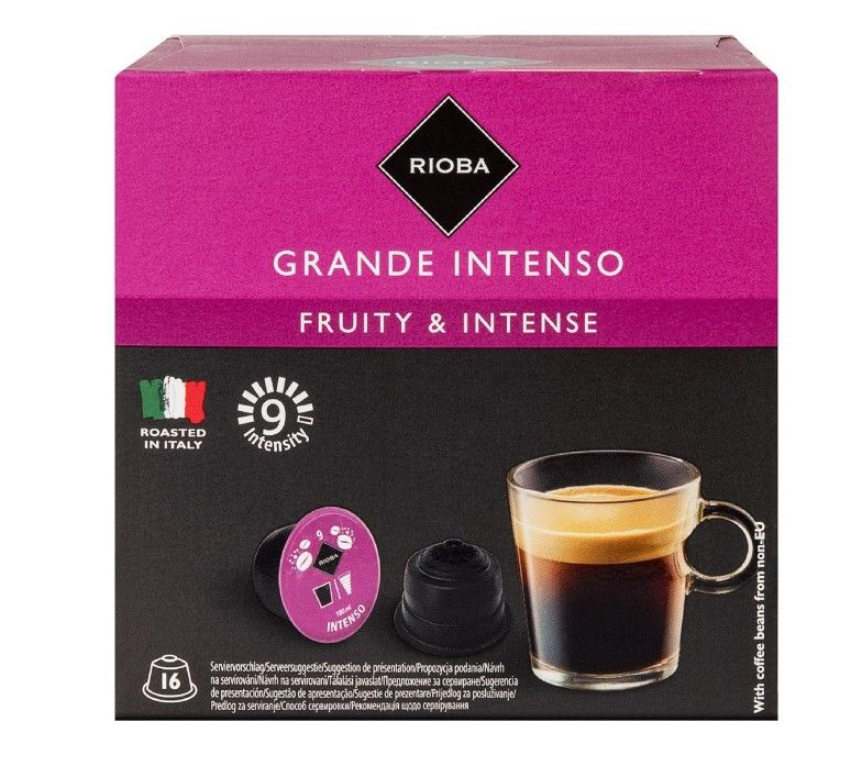 RIOBA Кофе в капсулах Dolce Gusto Grande Intenso 16шт, 112г Италия #1