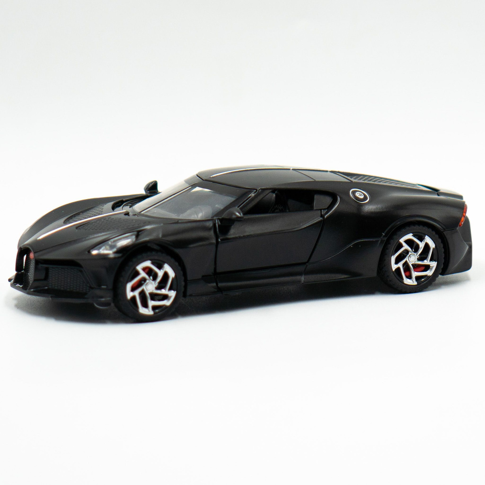 Металлическая машинка СПОРТКАР Bugatti Dragon Black Масштаб 1:32 #1