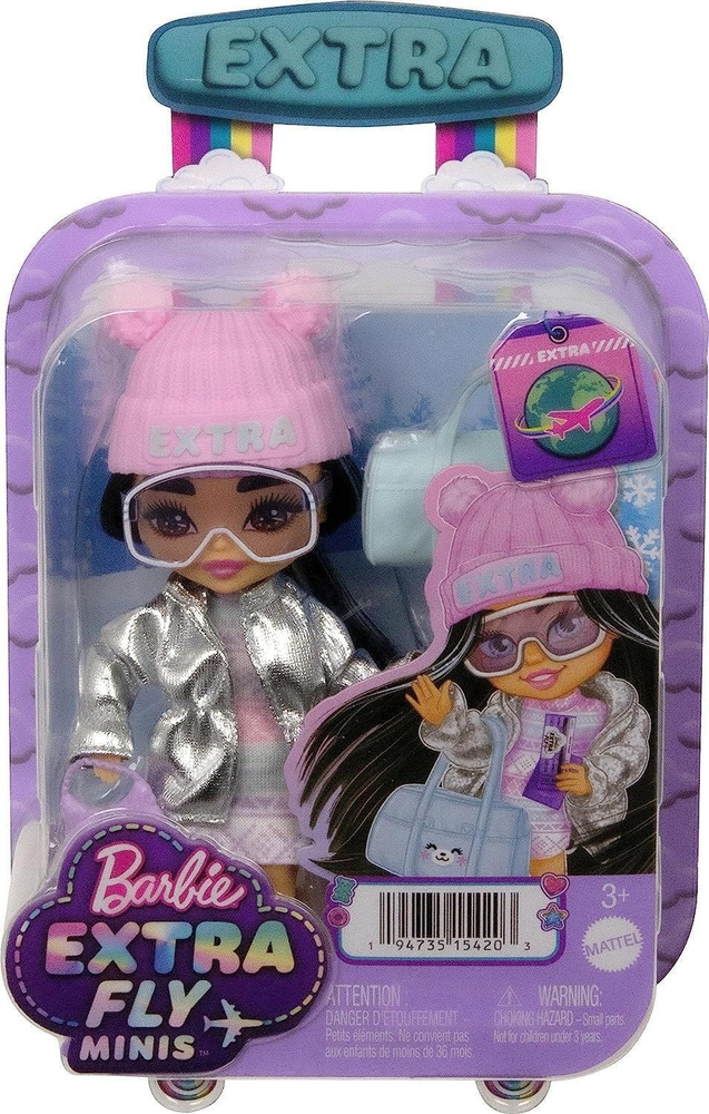 Кукла Barbie Extra Minis Snow HPB20 #1