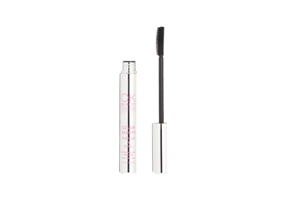 подкручивающая Тушь для придания объема OK BEAUTY COLOR SALUTE PUSH UP & CURL EXTRA VOLUME MASCARA  #1